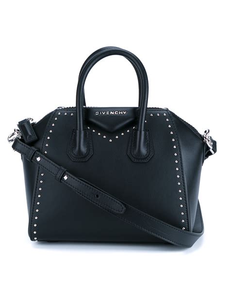 givenchy antigona blacm with studs|Givenchy antigona collection.